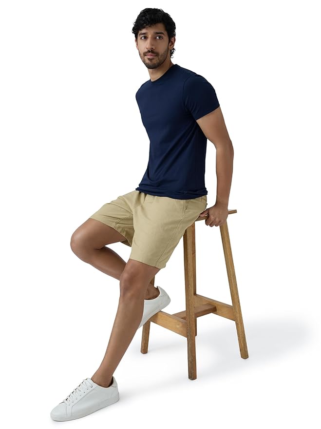 Men's Super Combed Cotton Regular Fit Pace Crew Neck Half Sleeve T-Shirt
