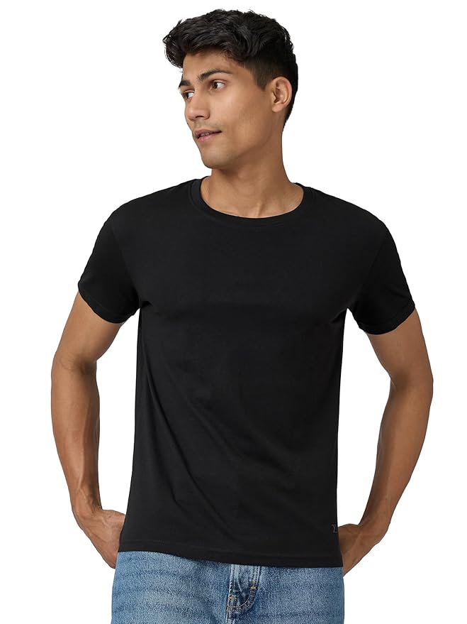 Men's Super Combed Cotton Regular Fit Pace Crew Neck Half Sleeve T-Shirt