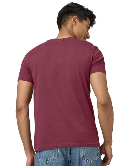 Men's Super Combed Cotton Regular Fit Pace Crew Neck Half Sleeve T-Shirt