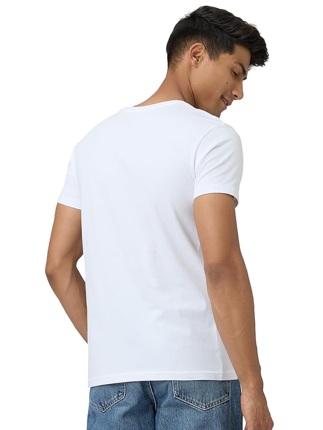 Men's Super Combed Cotton Regular Fit Pace Crew Neck Half Sleeve T-Shirt