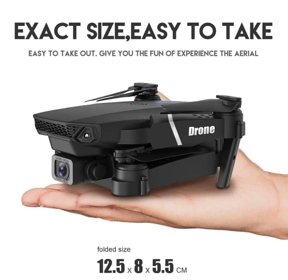 Drone with 4k Camera Foldable 1080P HD Drone with FPV Live Video