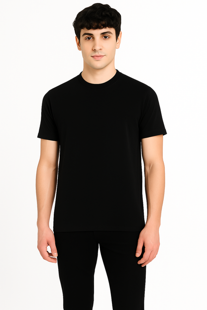 Solid Pack of 4: Half Sleeves Crew Neck At Just ₹499/-
