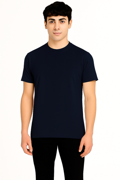 Solid Pack of 4: Half Sleeves Crew Neck At Just ₹499/-