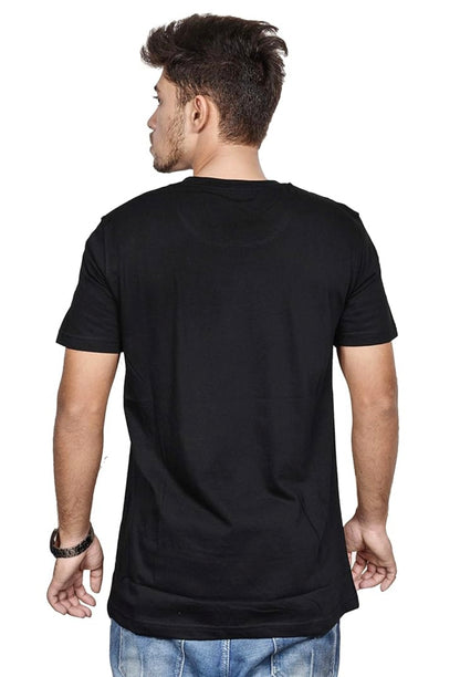 Black & White Basic Cotton T-Shirts for Men Combo (Pack of 2)