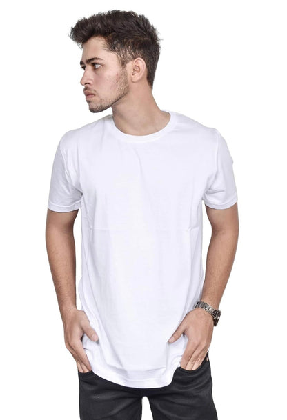 Black & White Basic Cotton T-Shirts for Men Combo (Pack of 2)