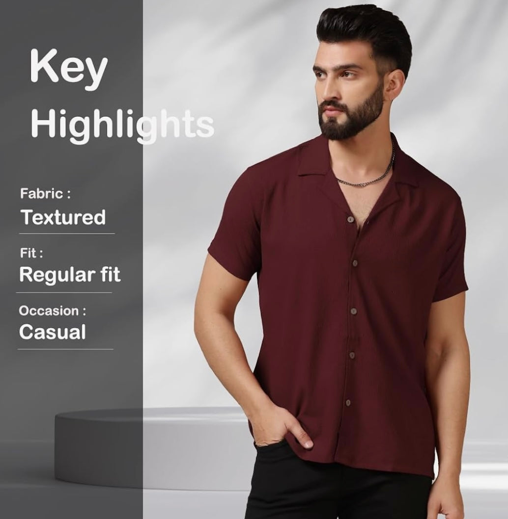 Men's Regular Fit Casual Shirt